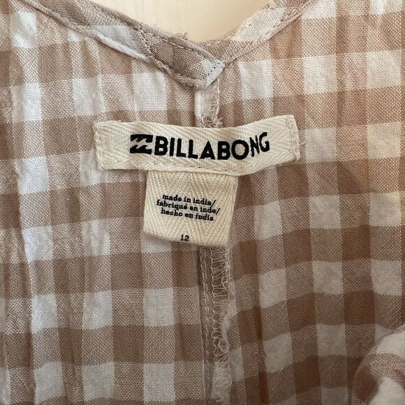 Billabong Gingham Jumpsuit - Picture 5 of 8